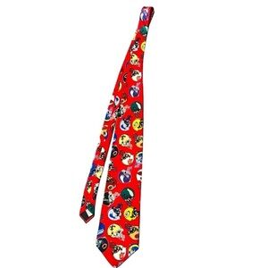 Vintage Team NFL Helmet Tie Red